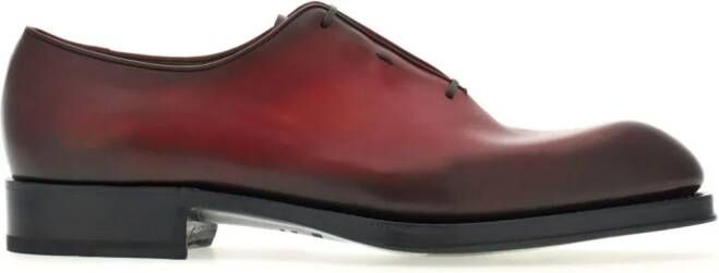 Ferragamo Oxford schoenen met ronde neus Rood