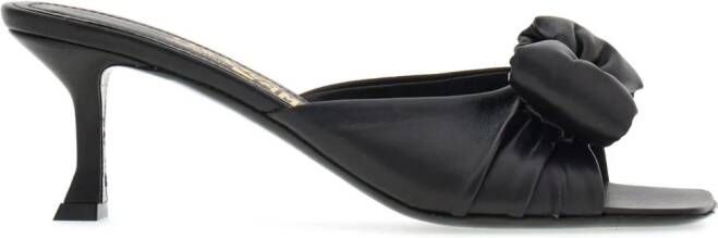 Ferragamo Padded Vara muiltjes Zwart