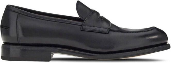 Ferragamo Penny loafers met ronde neus Zwart