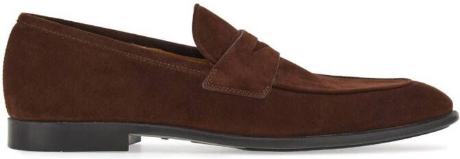 Ferragamo Leren loafers Bruin