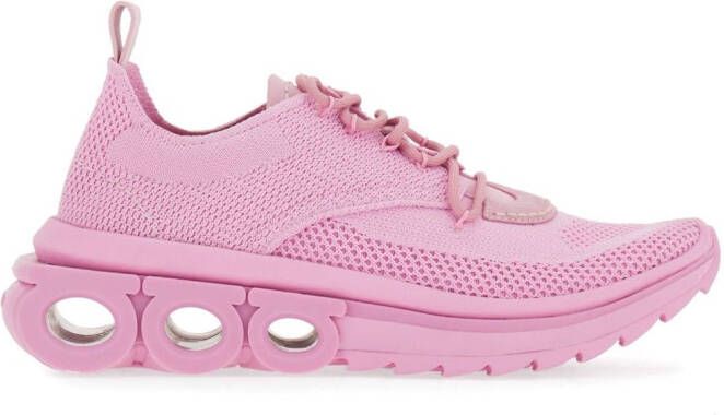 Ferragamo Gancini low-top sneakers Roze