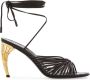 Ferragamo Sandalen met kooihak Bruin - Thumbnail 1