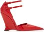 Ferragamo Sandalen met puntige neus Rood - Thumbnail 1