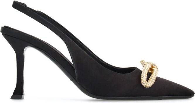 Ferragamo Slingbacks met strik Zwart