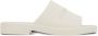 Ferragamo Slippers met logo-reliëf Wit - Thumbnail 1