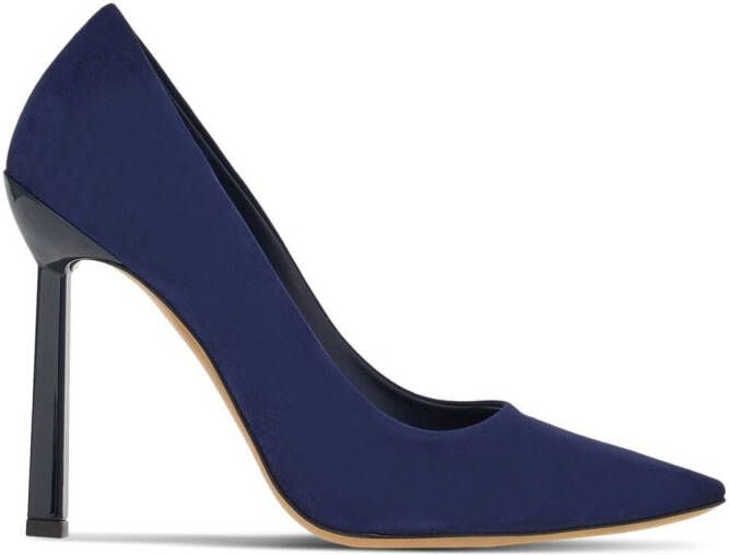 Ferragamo Suède pumps Blauw