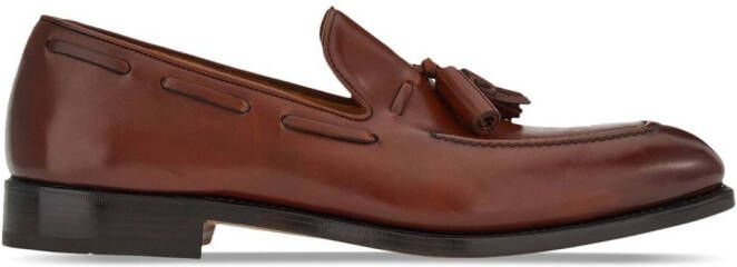 Ferragamo Loafers met kwastjes Bruin