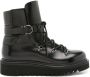 Ferragamo Trekking leren enkellaarzen Zwart - Thumbnail 1