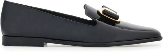 Ferragamo Vara leren loafers Zwart