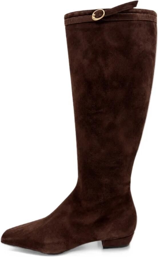 Roberto Festa buckle-detail suede boots Bruin
