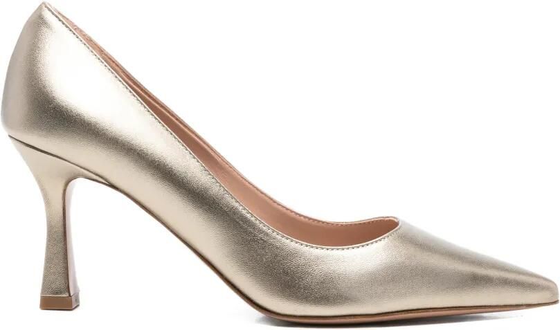 Roberto Festa Kate leren pumps met puntige neus Goud