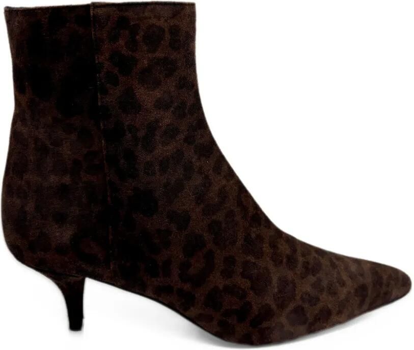 Roberto Festa leopard-print pointed-toe ankle boots Bruin