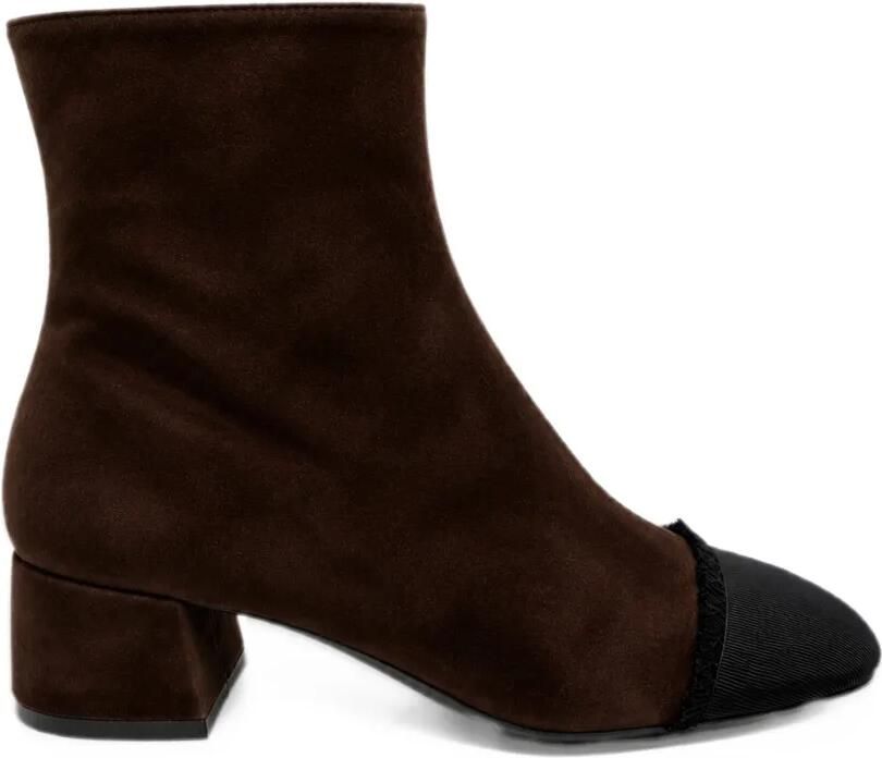 Roberto Festa Mirene ribbed-cap ankle boots Bruin
