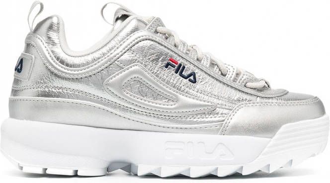 Fila Disruptor low top sneakers Zilver - Schoenen.nl