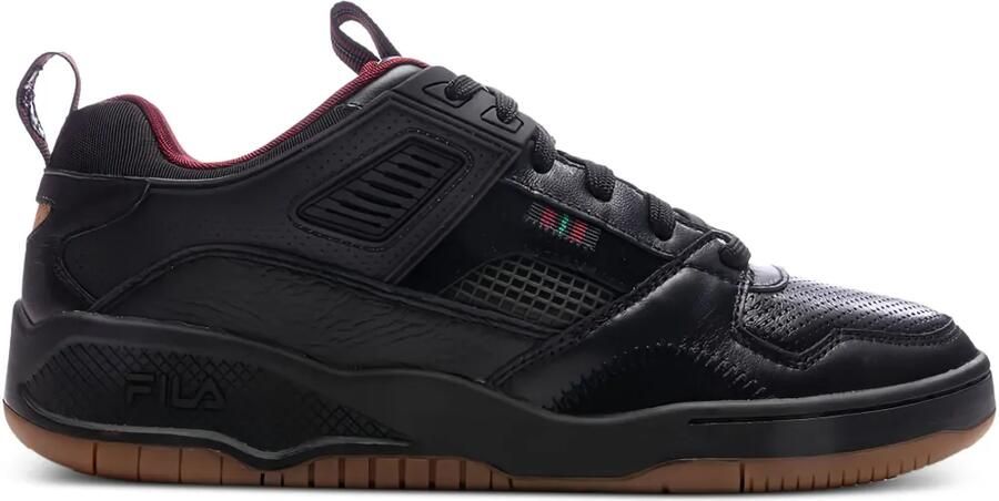 Fila Corda Lux geperforeerde sneakers Zwart