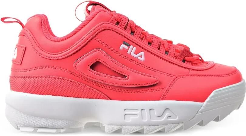 Fila Kids Disruptor II Logo Reveal "Pink White" sneakers Roze - Foto 3