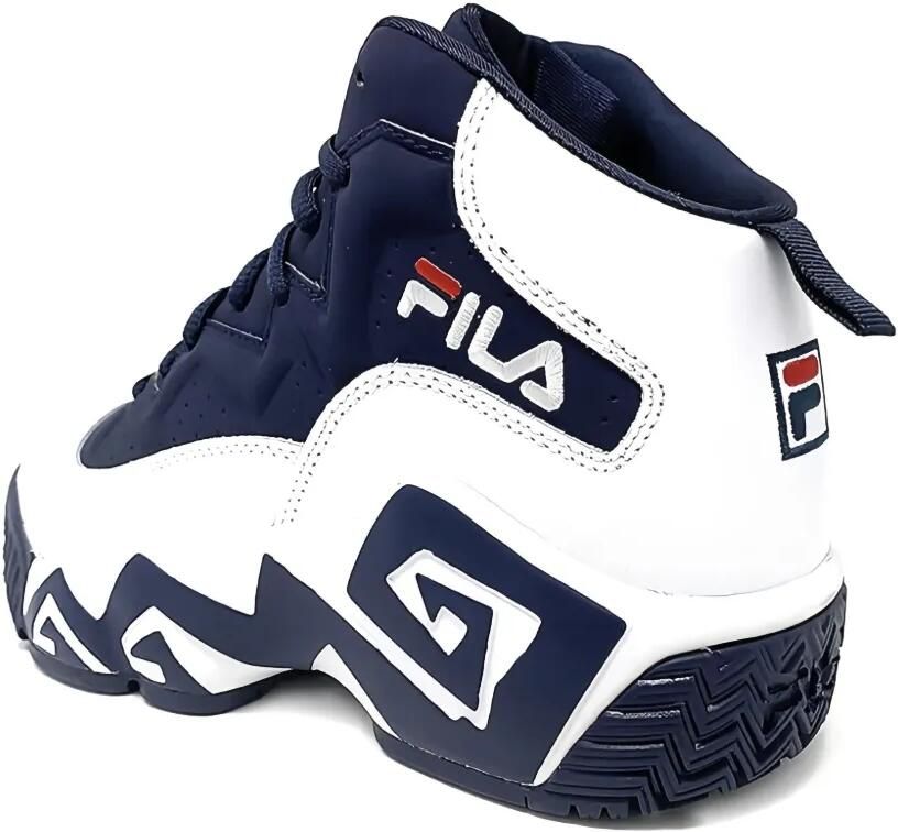Fila Kids MB "White Navy Red" sneakers Wit - Foto 3