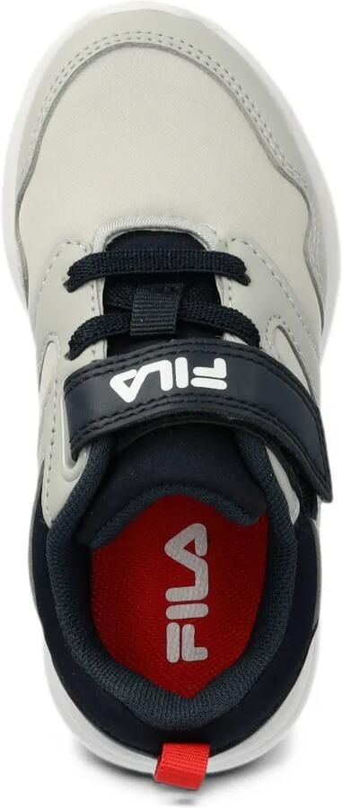 Fila Kids Sneakers met klittenband vlakken en logo Grijs - Foto 4