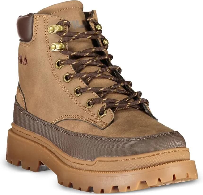 Fila lace-up lug-sole boots Beige - Foto 2