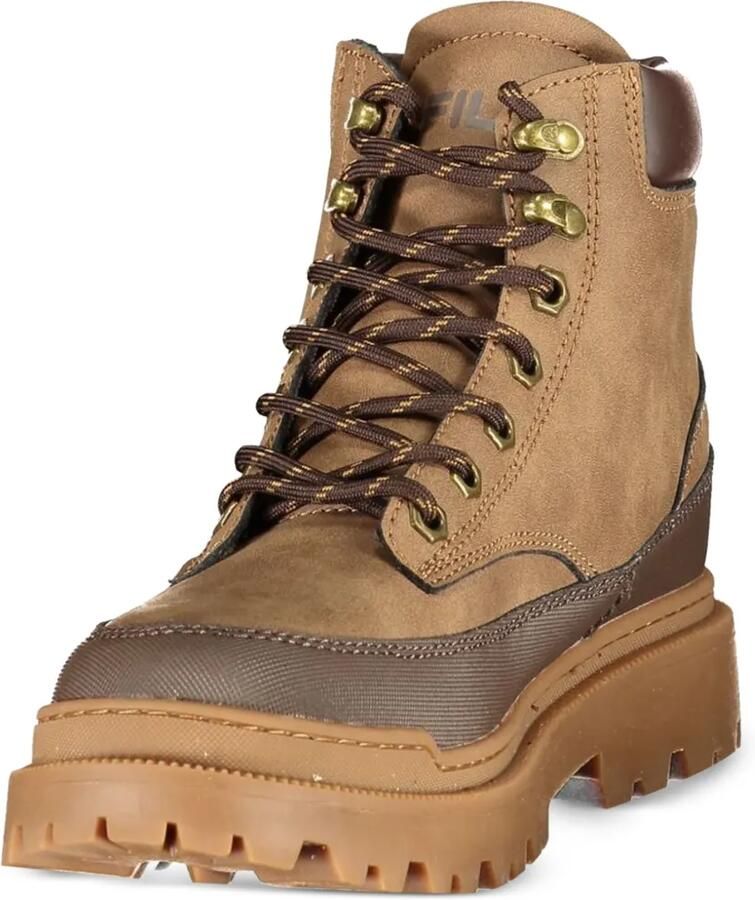 Fila lace-up lug-sole boots Beige - Foto 3