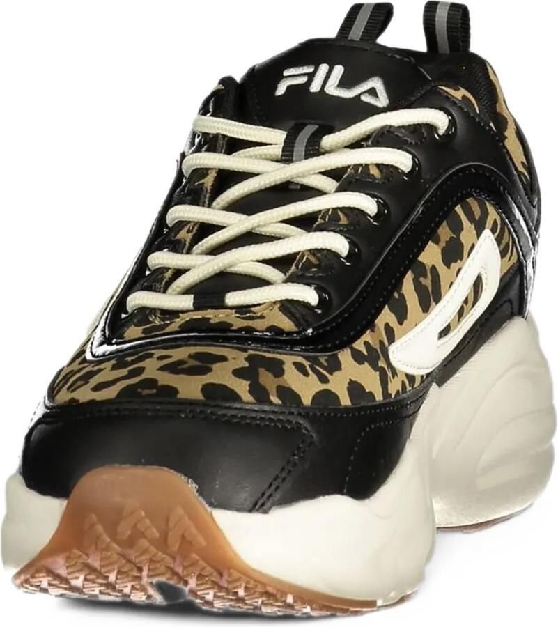 Fila leopard-print chunky sneakers Zwart - Foto 2