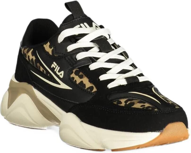 Fila leopard-print chunky sneakers Zwart - Foto 3