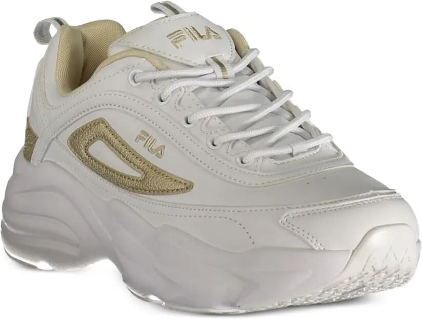 Fila logo-embroidered chunky sneakers Wit - Foto 3