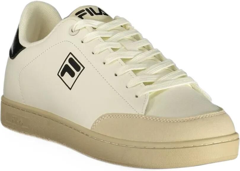 Fila logo-patch low-top Courtbay sneakers Beige - Foto 3