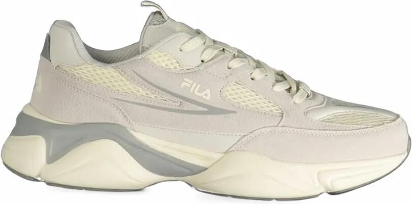 Fila logo-print mesh-panel sneakers Beige