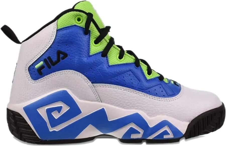 Fila MB "White Electric Blue Green Gecko" sneakers Wit