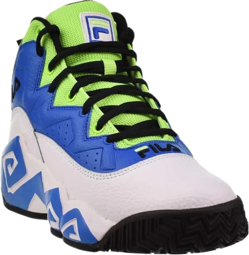 Fila MB "White Electric Blue Green Gecko" sneakers Wit - Foto 3