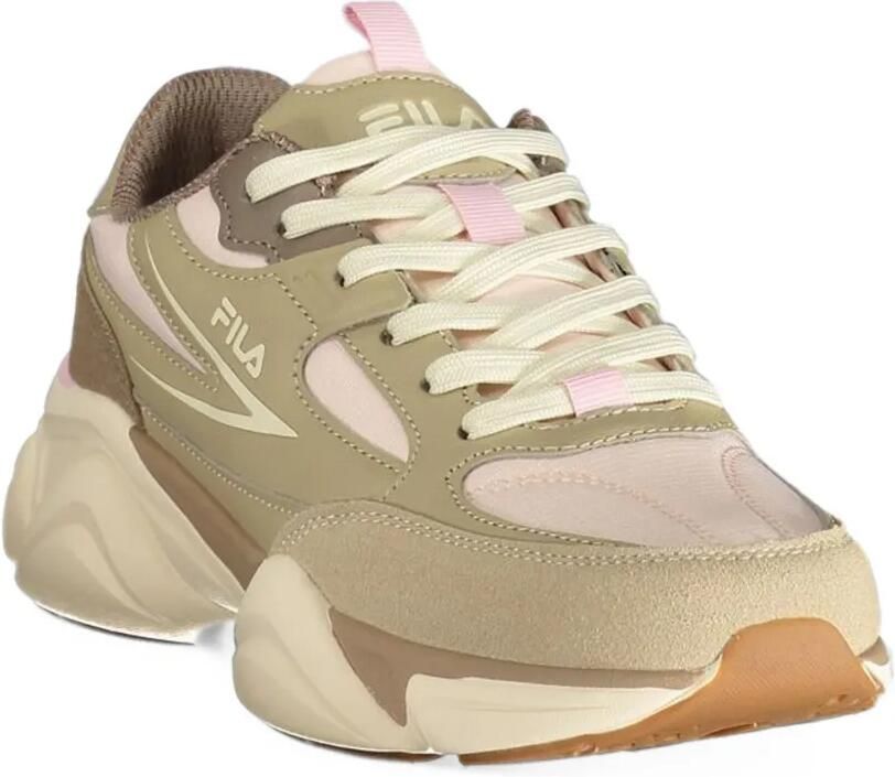Fila panelled chunky-sole sneakers Beige