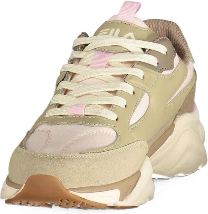 Fila panelled chunky-sole sneakers Beige - Foto 2