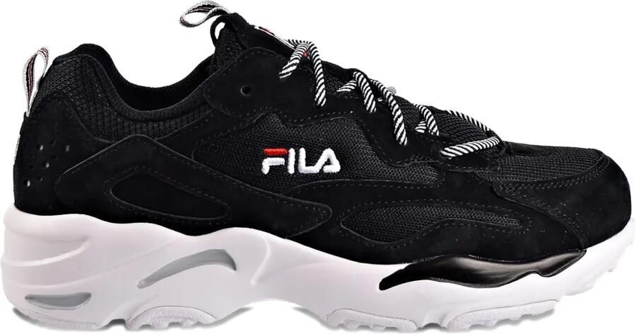 Fila Ray Tracer "Black White Red" sneakers Zwart