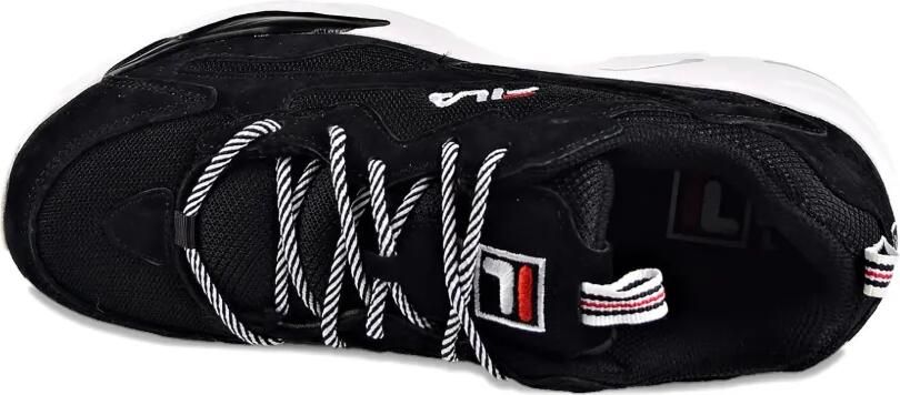 Fila Ray Tracer "Black White Red" sneakers Zwart - Foto 4