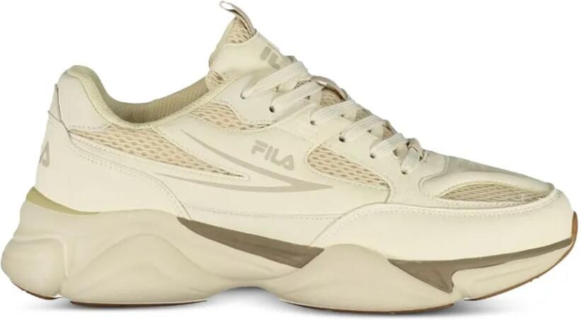 Fila Recade logo-print mesh-panel sneakers Wit