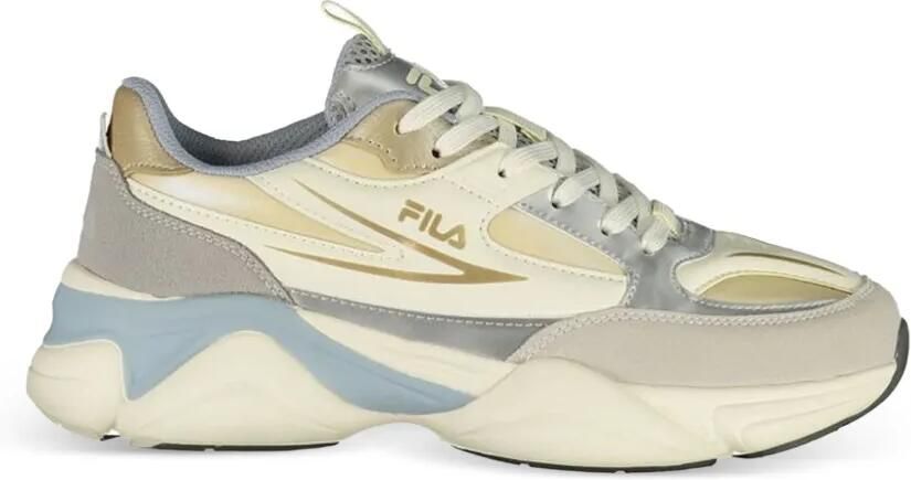 Fila Recade panelled chunky sneakers Blauw