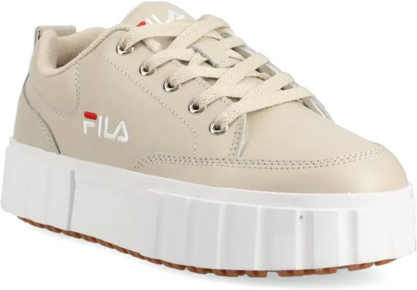 Fila Sandblast logo-embroidered platform sneakers Beige - Foto 3
