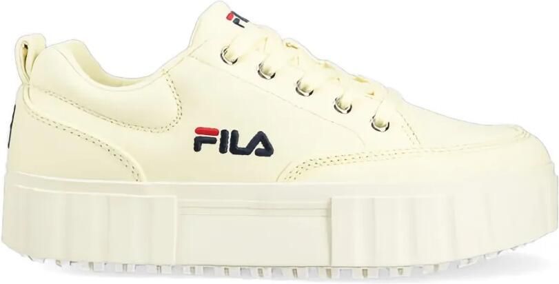 Fila Sneakers met plateauzool en logo Beige