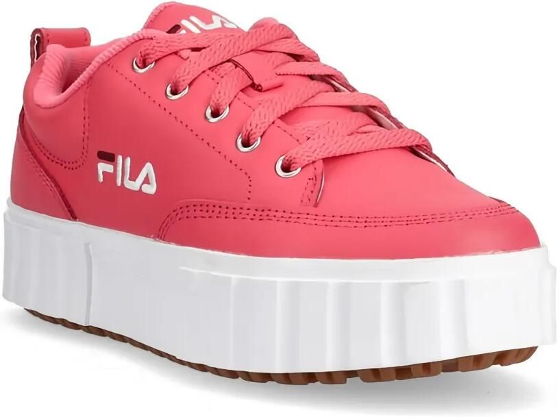 Fila Sneakers met plateauzool en logodetail Roze - Foto 3
