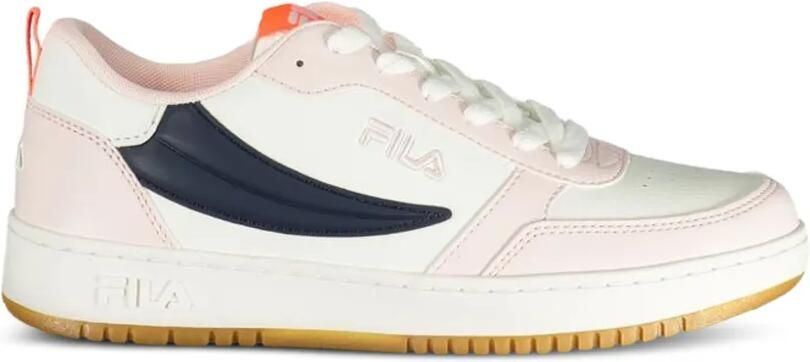 Fila Sneakers met vlakken en geborduurd logo Wit