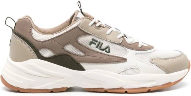 Fila Novarra panelled chunky sneakers Beige