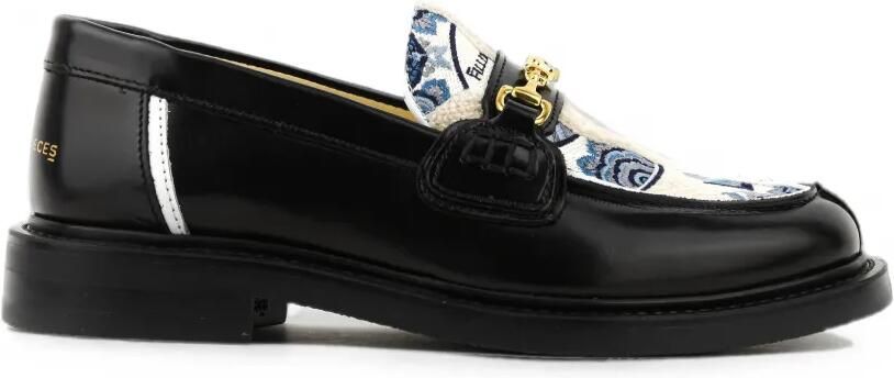 Filling Pieces Broken Plate loafers met ronde neus Zwart