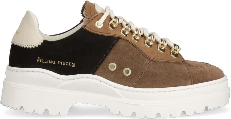 Filling Pieces Court suède sneakers Bruin