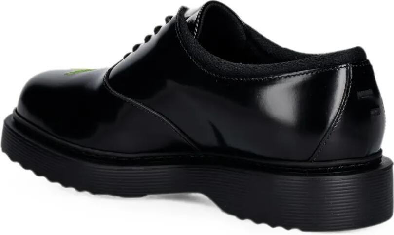 Filling Pieces Derby veterschoenen met geborduurde bloemen Zwart - Foto 2