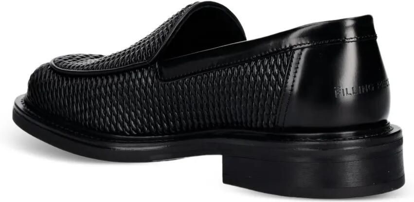Filling Pieces Geweven leren loafers Zwart - Foto 3