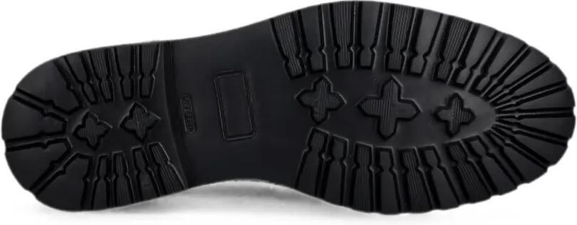 Filling Pieces Horsebit loafers met geweven effect Zwart - Foto 5