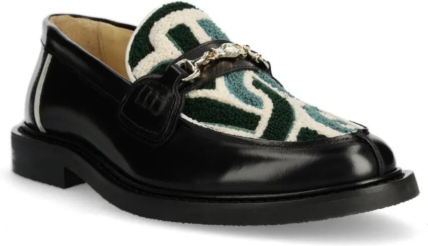 Filling Pieces leren loafers Zwart - Foto 3