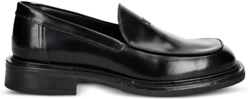 Filling Pieces Loafers met logoplakkaat Zwart