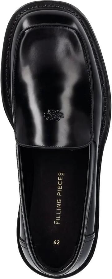 Filling Pieces Loafers met logoplakkaat Zwart - Foto 4